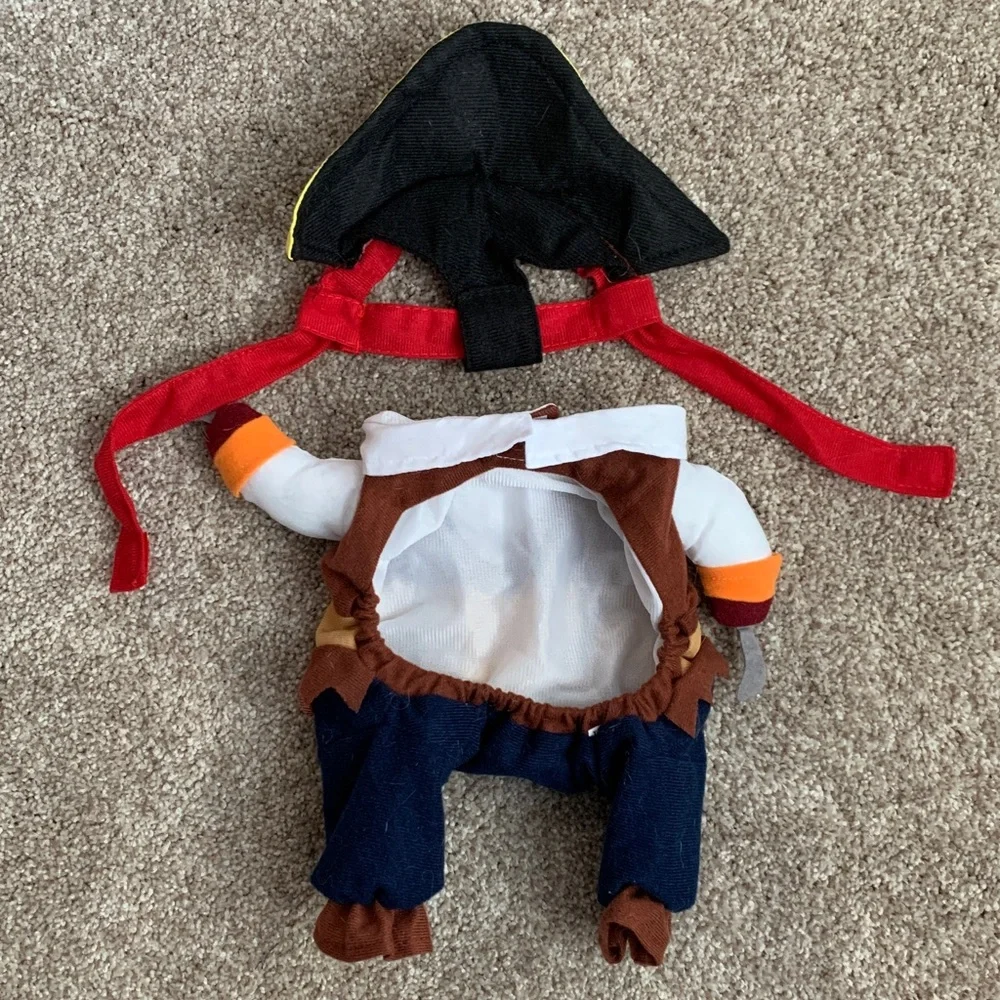 Pirate Outfit Costume for Pets Cat Dog Medium